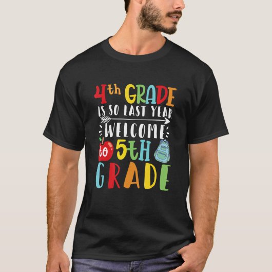 昨年4年生Hello Fif 5年生へようこそ Tシャツ (正面)