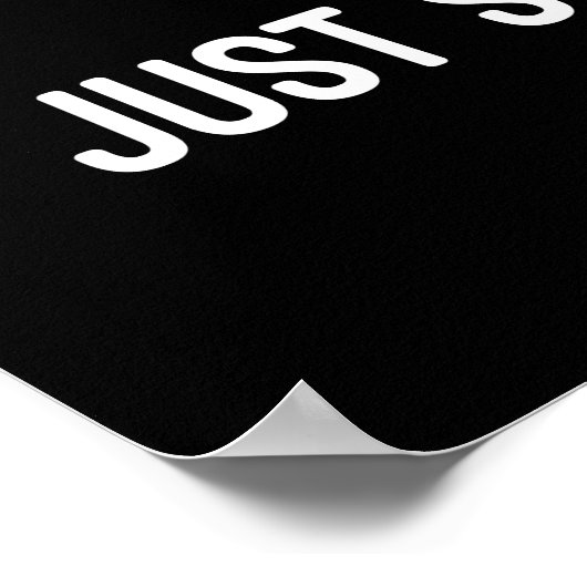 昨日あなたは明日、ちょうどニャー、かわいい開始と言った ポスター (角)