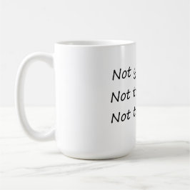 昨日ではない明日おもしろい- コーヒーマグカップ