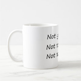 昨日ではない明日おもしろい- コーヒーマグカップ