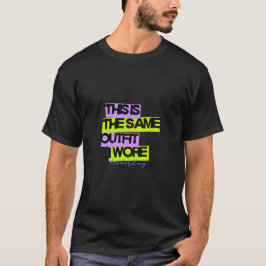 昨日と同じ服を着ています | デザイン Tシャツ