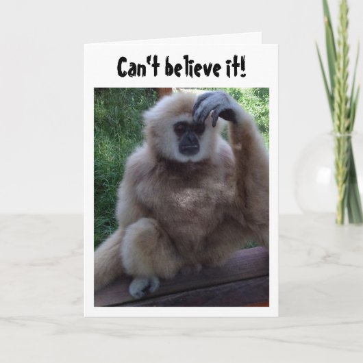 昨日と同じ29歳だったの?30歳の誕生日 カード (正面)