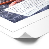 昨日のオフィスのウッドストックタイプライター広告 ポスター (角)