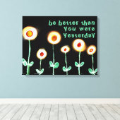 昨日のキャンバスよりも良い キャンバスプリント (インサイチュ (ウッドフロア))