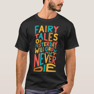 昨日のクイーンフェアリーの物語は成長するが、決して Tシャツ