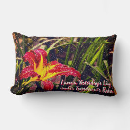昨日のリリーで明日の雨 ランバークッション