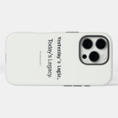 昨日のロジック 今日の遺産 プログラマー 引用 Case-Mate iPhoneケース (裏面 (横))
