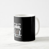 昨日の与えPUGは今日のPUGで与えはない コーヒーマグカップ (正面右)