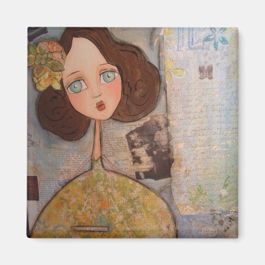 昨日の思い出…常に私たちのハート マグネット (正面)