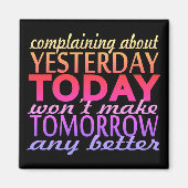 昨日の愚痴 マグネット (正面)