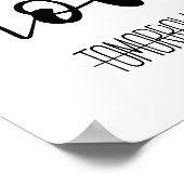 昨日の明日やる気を起こさせる ポスター (角)