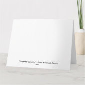 昨日の避難所あいさつ空白のきカード カード (裏面)