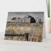 昨日の避難所あいさつ空白のきカード カード (正面)