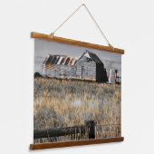 昨日の避難所 吊り下げ型タペストリー (傾斜あり)