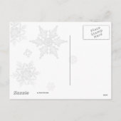 昨日の雪だるまはがき シーズンポストカード (裏面)
