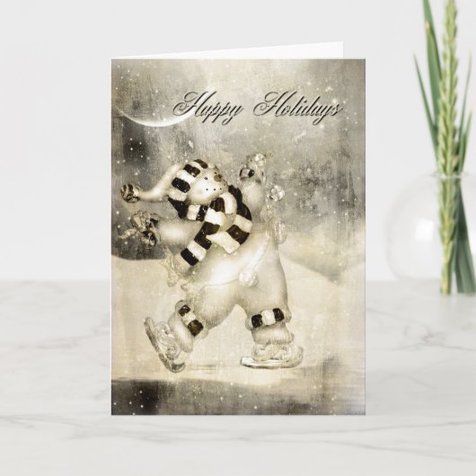 昨日の雪だるま シーズンカード (正面)