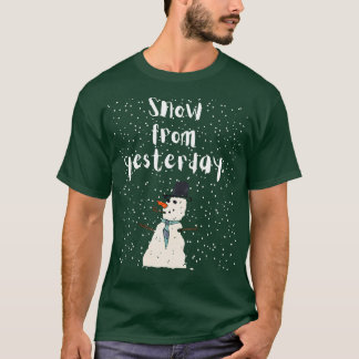 昨日の雪 Tシャツ