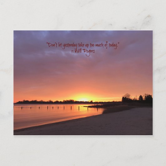 昨日はあまり飲み過ぎるな ポストカード (正面)