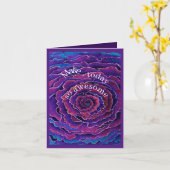 昨日は嫉妬素晴らしするように今日にする カード (黄色い花)