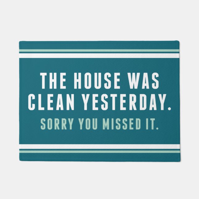 昨日は家が綺麗で気の毒恋しく思だ ドアマット (正面)