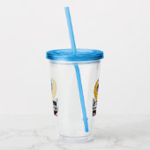 昨日は怠け者だった人になれ。 アクリルタンブラー (左)