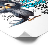 昨日は明日の歴史は今日はいたずらだ ポスター (角)