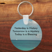 昨日は歴史だ キーホルダー (正面)