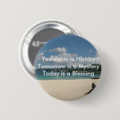 昨日は歴史です 缶バッジ (正面&裏面)