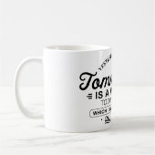 昨日は歴史のマグです コーヒーマグカップ (左)