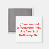 昨日もしは欲しかった マグネット (正面/裏面)