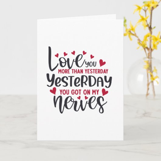 昨日よりあなたを愛した カード (黄色い花)