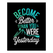 昨日よりも良くなる ポスター (正面)