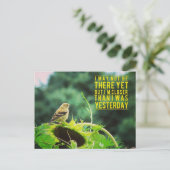 昨日よりも近いゴールドフィンチ ポストカード (スタンド正面)