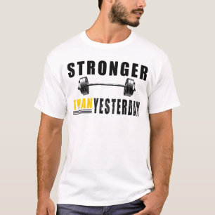 昨日より強やる気を起こさせるい Tシャツ