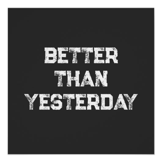 昨日より良い ポスター (正面)