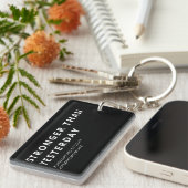 昨日モダンより強い母の強い生活 キーホルダー (正面右)