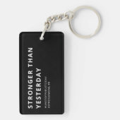 昨日モダンより強い母の強い生活 キーホルダー (裏面)