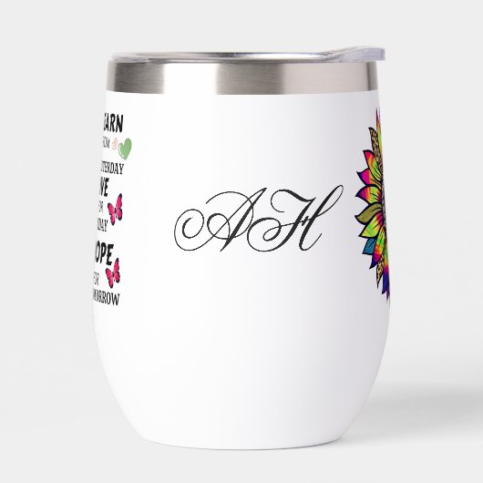 昨日モダン学の引用文ひまわり名 (左面)