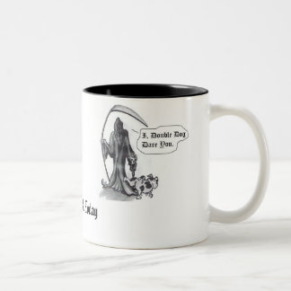 昨日及び今日襲って下さい ツートーンマグカップ