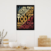 昨日学から今日のライブ ポスター (キッチン)