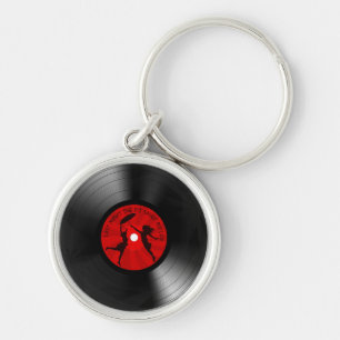 昨晩DJは私の生命レコードの黒を救いました キーホルダー
