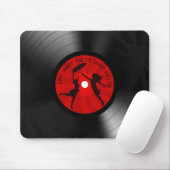 昨晩DJは私の生命レコードの黒を救いました マウスパッド (マウス)