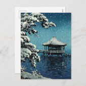 昭和の冬 – 土屋光一 シーズンポストカード (正面/裏面)