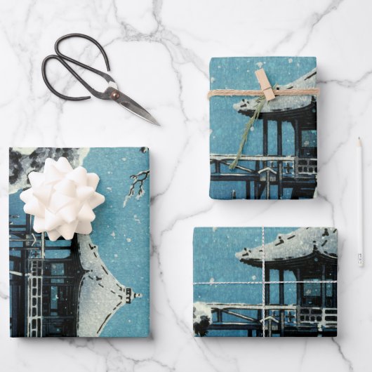 昭和の冬 – 土屋光一 ラッピングペーパーシート (正面)