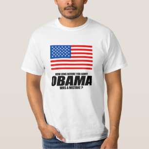 是認する前にオバマが間違いどの位だったか Tシャツ