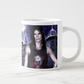 昼と夜のファンタジーアートマグ ジャンボコーヒーマグカップ (右)