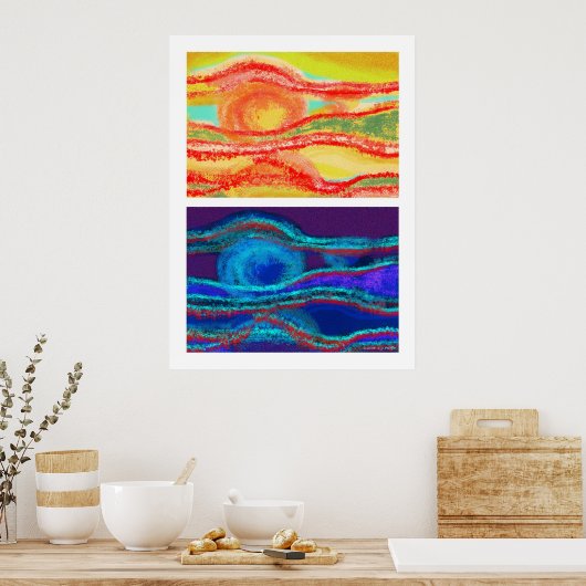 「昼と夜2.1」 ポスター (キッチン)