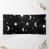 昼と夜3 三つ折りクリスマスカード (内部)