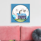 昼と夜 キャンバスプリント (インサイチュ (リビング))