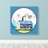 昼と夜 キャンバスプリント (インサイチュ (ウッドフロア))